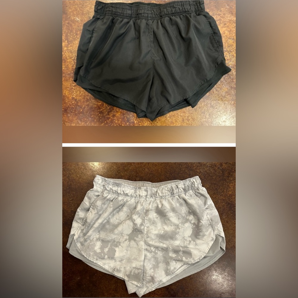 2 pair of athletic works running shorts